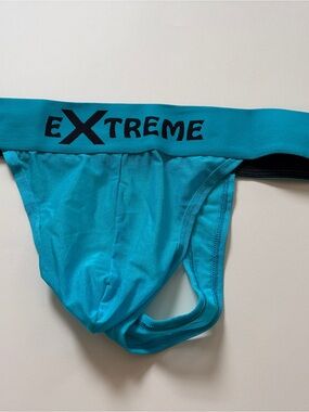 EXTREME Teal Athletic Thong